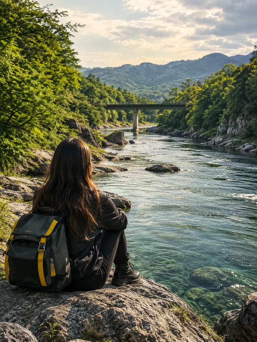 Aussicht am Miyara-Fluss